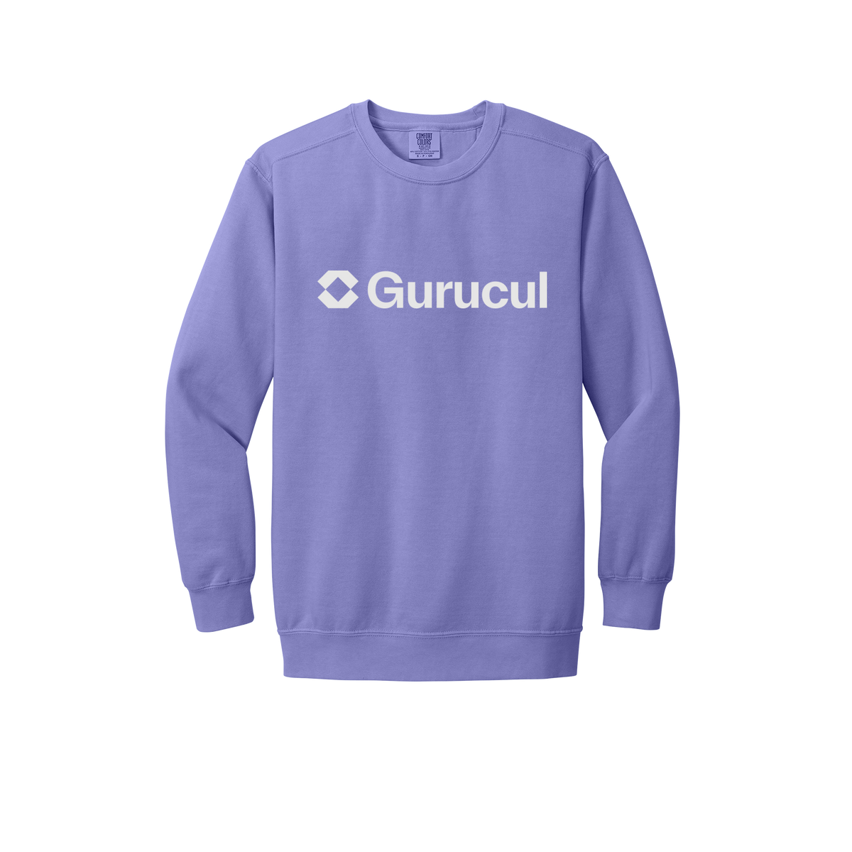 gurucul-premium-comfort-crewneck-dtf-front-1566-violet-flat-front