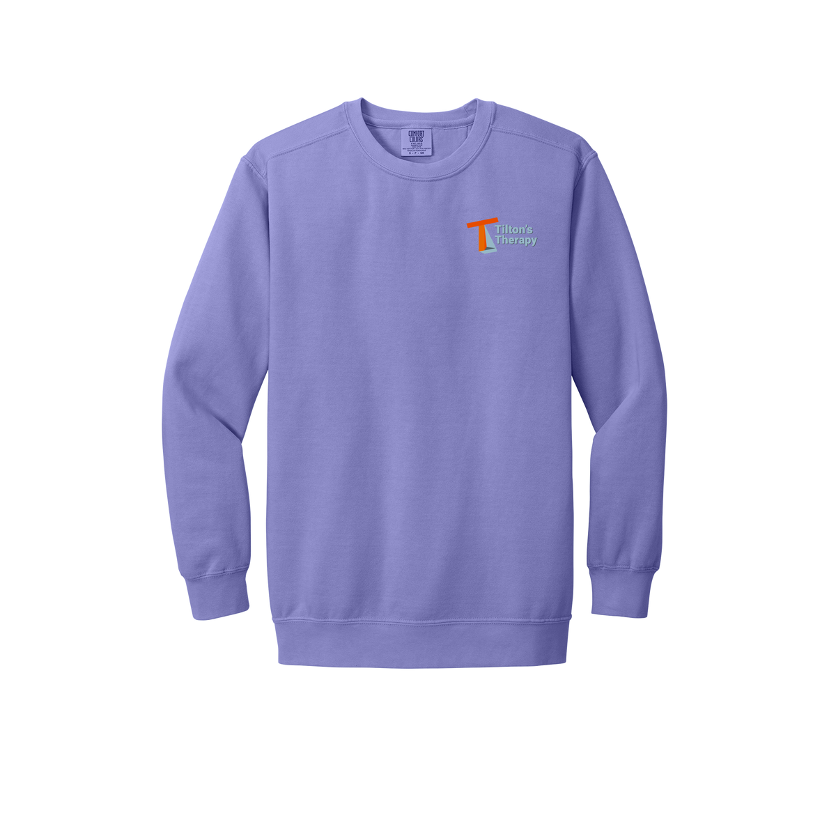 tiltonstherapy-premium-comfort-crewneck-dtf-leftchest-1566-violet-flat-front