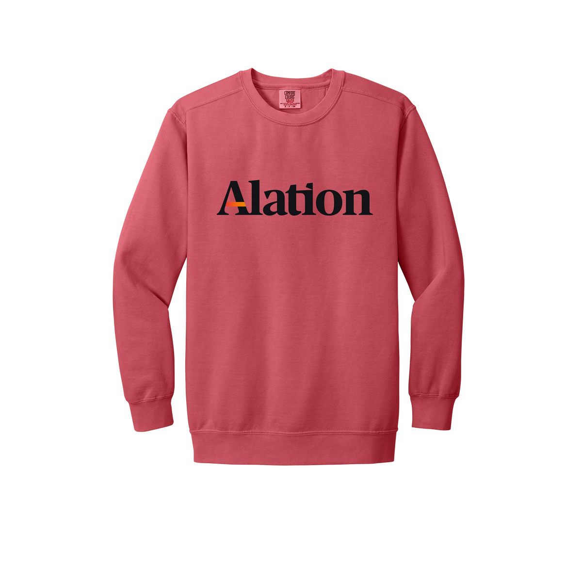 alation-premium-comfort-crewneck-dtf-front-1566-watermelon-flat-front
