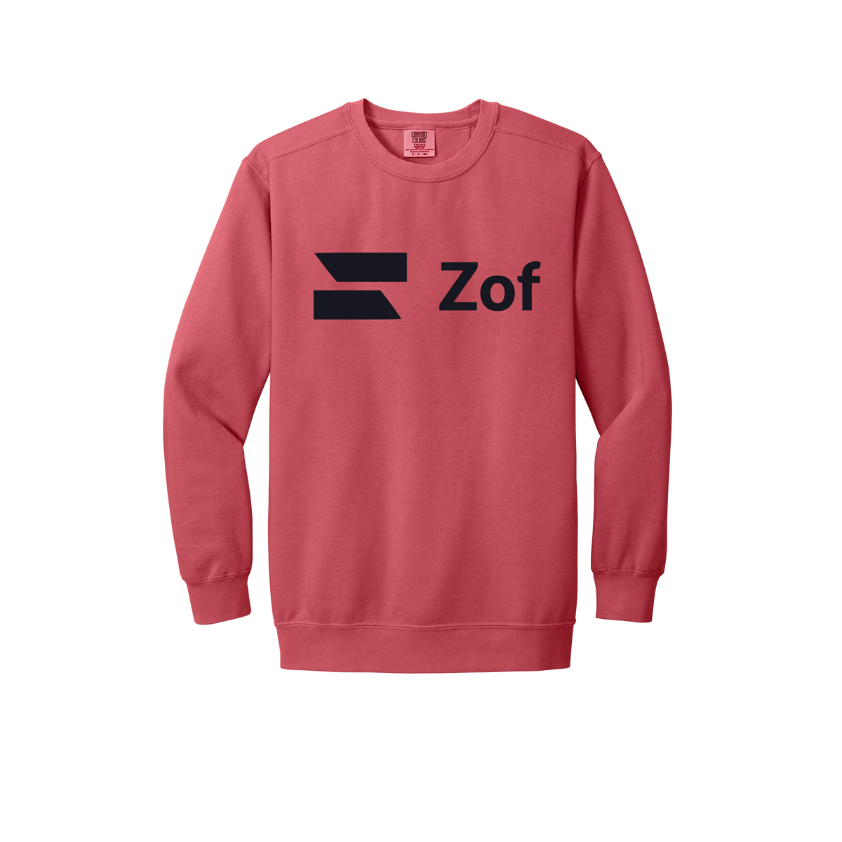zof-premium-comfort-crewneck-dtf-front-1566-watermelon-flat-front