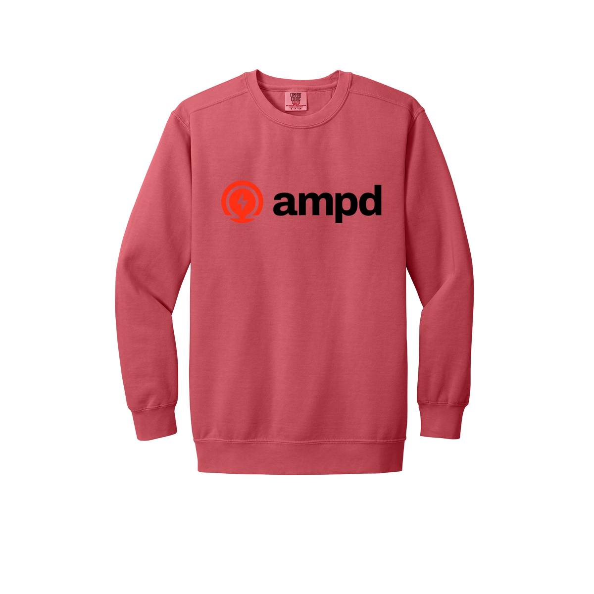 ampd-premium-comfort-crewneck-dtf-front-1566-watermelon-flat-front