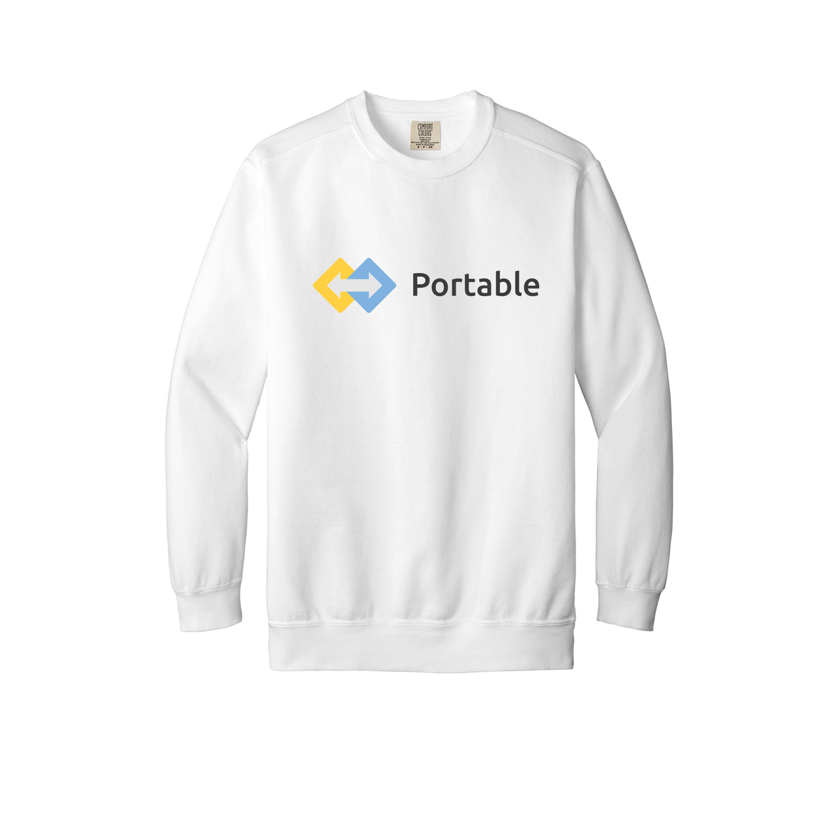 portable-premium-comfort-crewneck-dtf-front-1566-white-flat-front