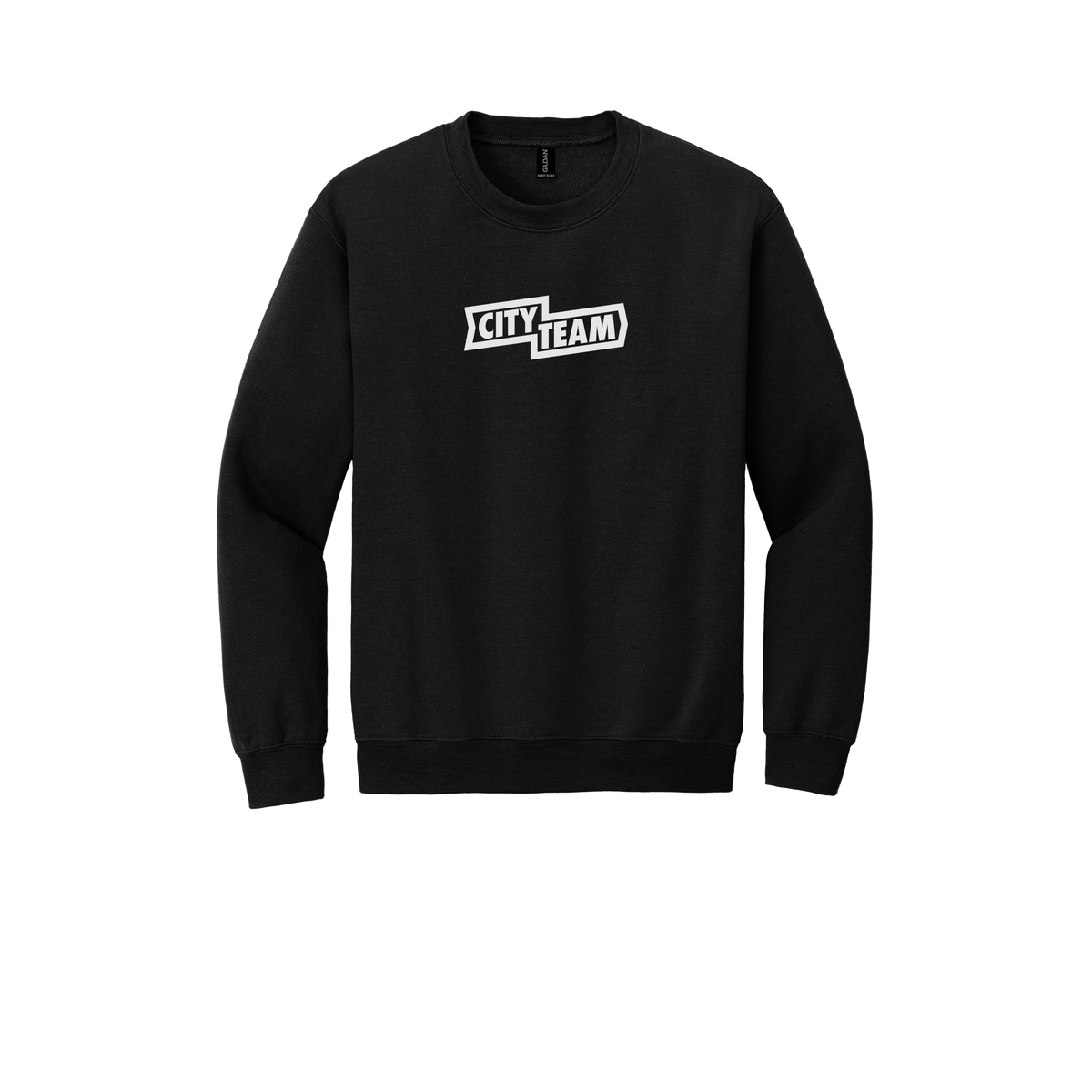 cityteam-comfort-crewneck-dtf-front-18000-black-flat-front