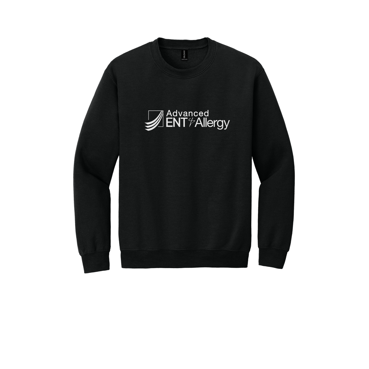 advancedentandallergy-clinic-comfort-crewneck-dtf-front-18000-black-flat-front