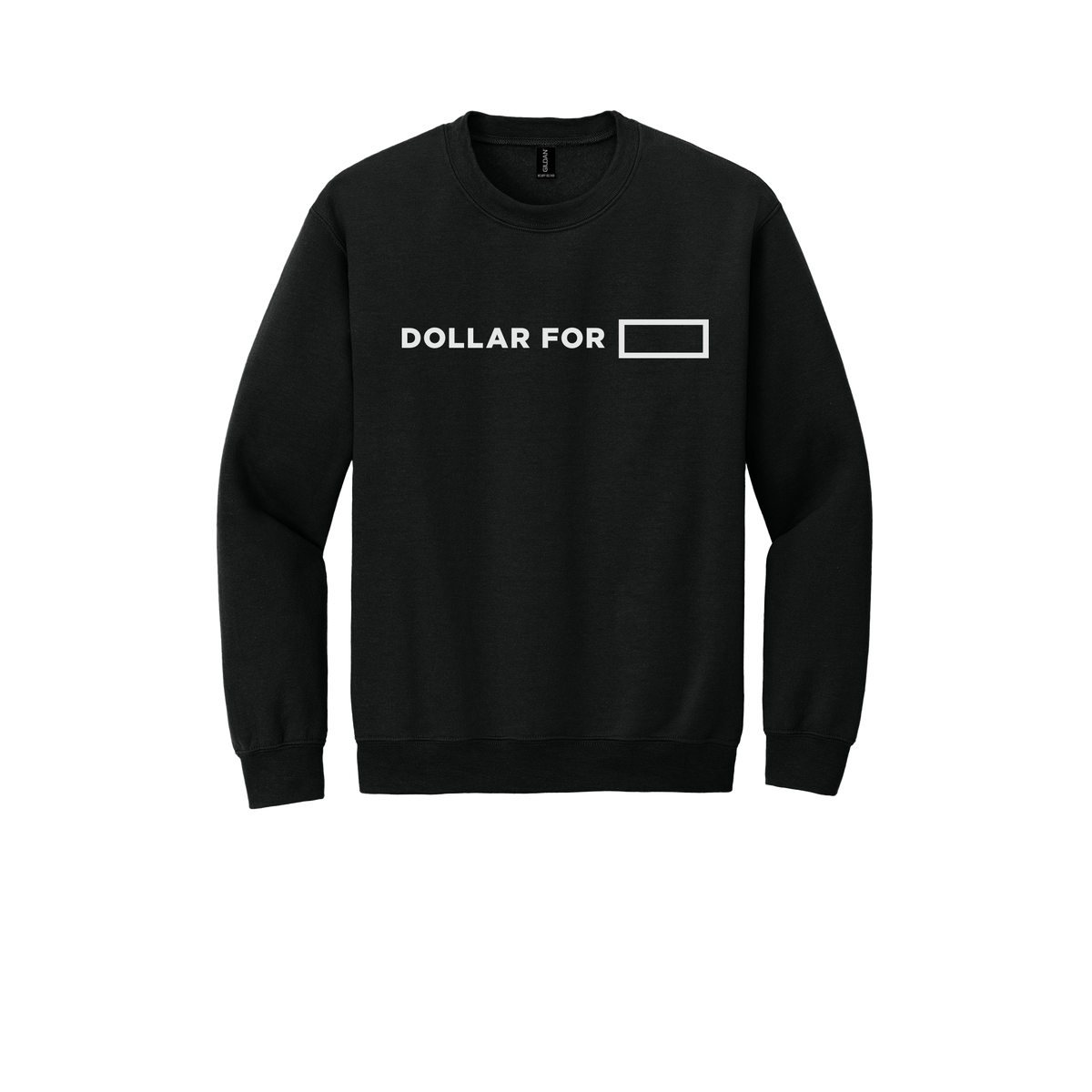 dollarfor-comfort-crewneck-dtf-front-18000-black-flat-front