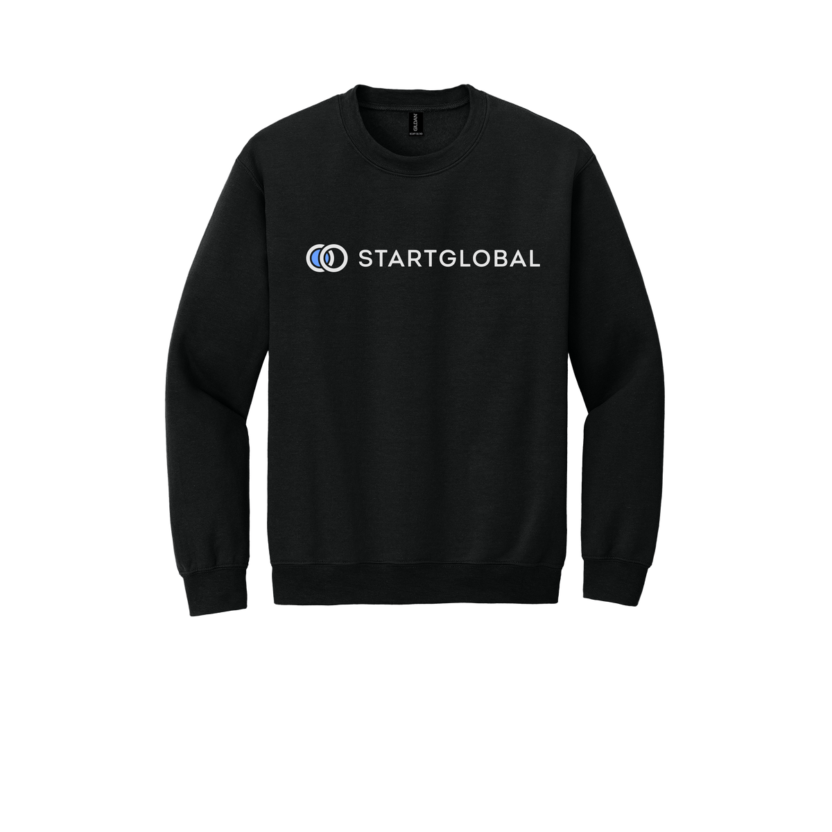 startglobal-comfort-crewneck-dtf-front-18000-black-flat-front