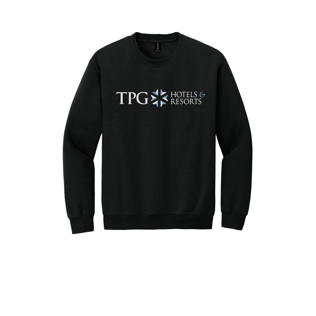 tpghotelsandresorts-comfort-crewneck-dtf-front-18000-black-flat-front