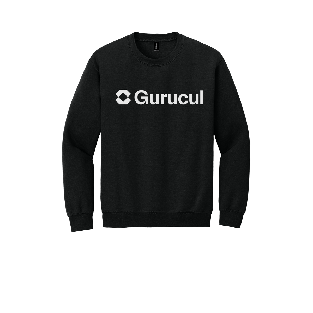 gurucul-comfort-crewneck-dtf-front-18000-black-flat-front