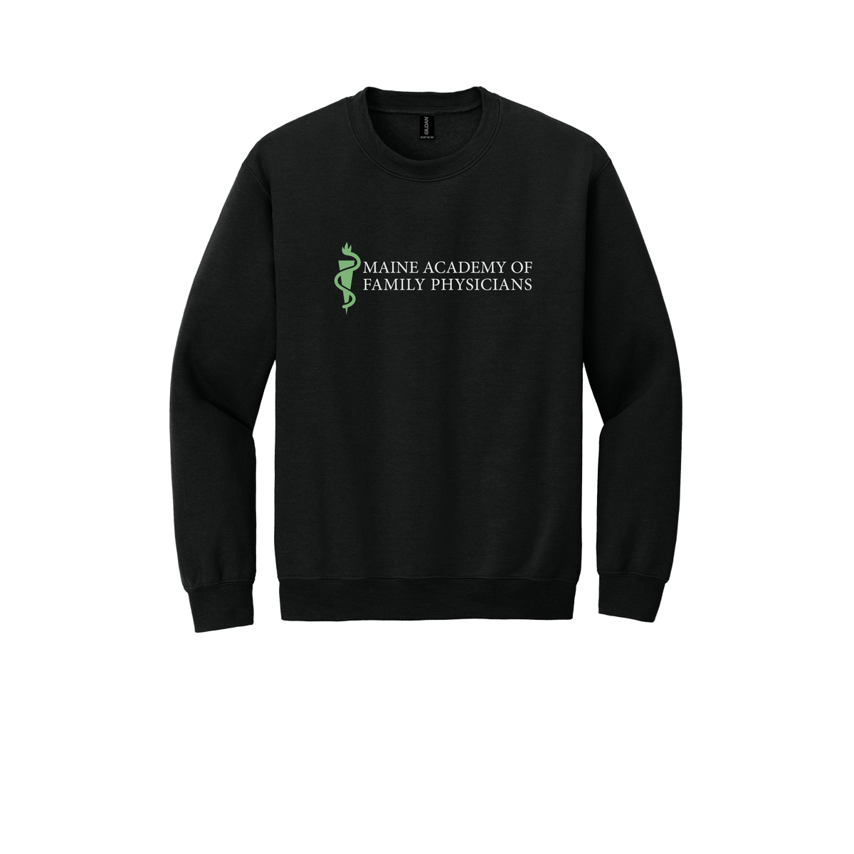 maineafp-clinic-comfort-crewneck-dtf-front-18000-black-flat-front