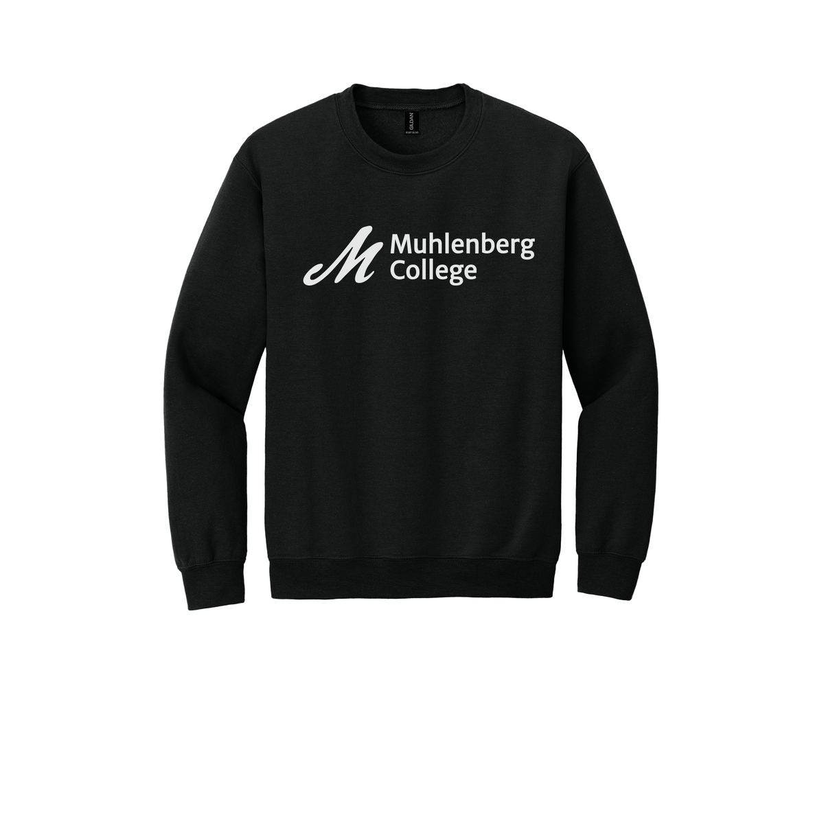 muhlenberg-comfort-crewneck-dtf-front-18000-black-flat-front