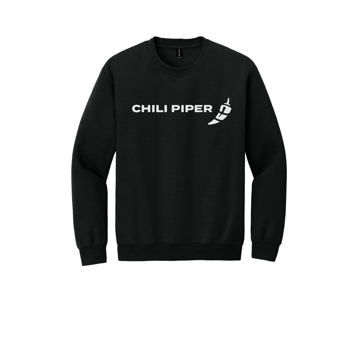 chilipiper-comfort-crewneck-dtf-front-18000-black-flat-front