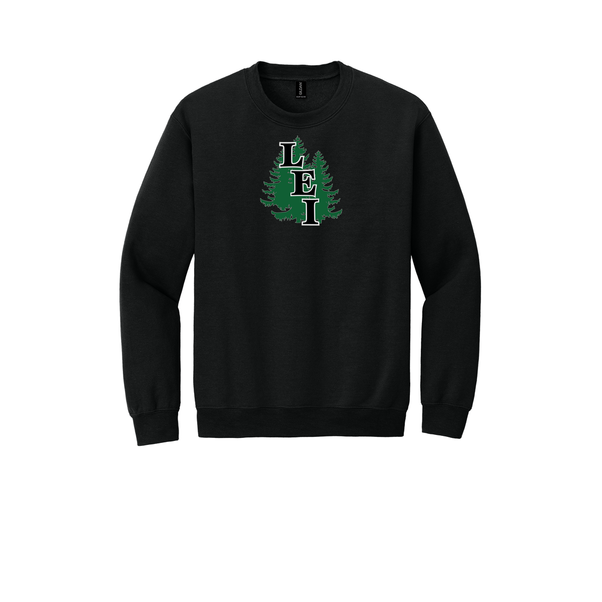 leisite-comfort-crewneck-dtf-front-18000-black-flat-front
