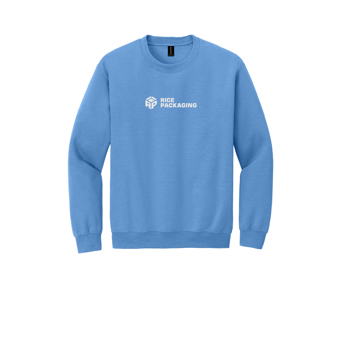 ricepackaging-comfort-crewneck-dtf-front-18000-carolinablue-flat-front