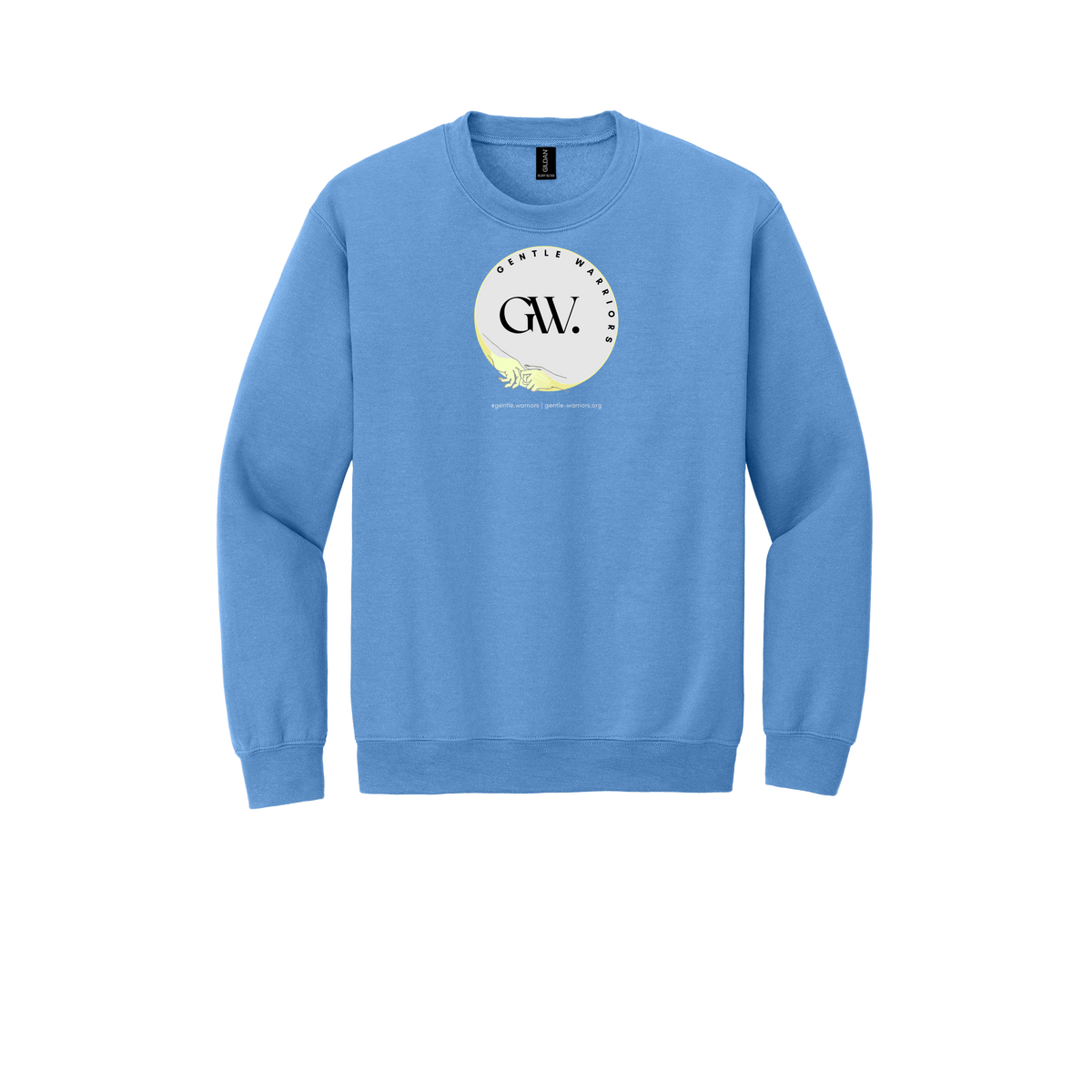 gentle-warriors-comfort-crewneck-dtf-front-18000-carolinablue-flat-front