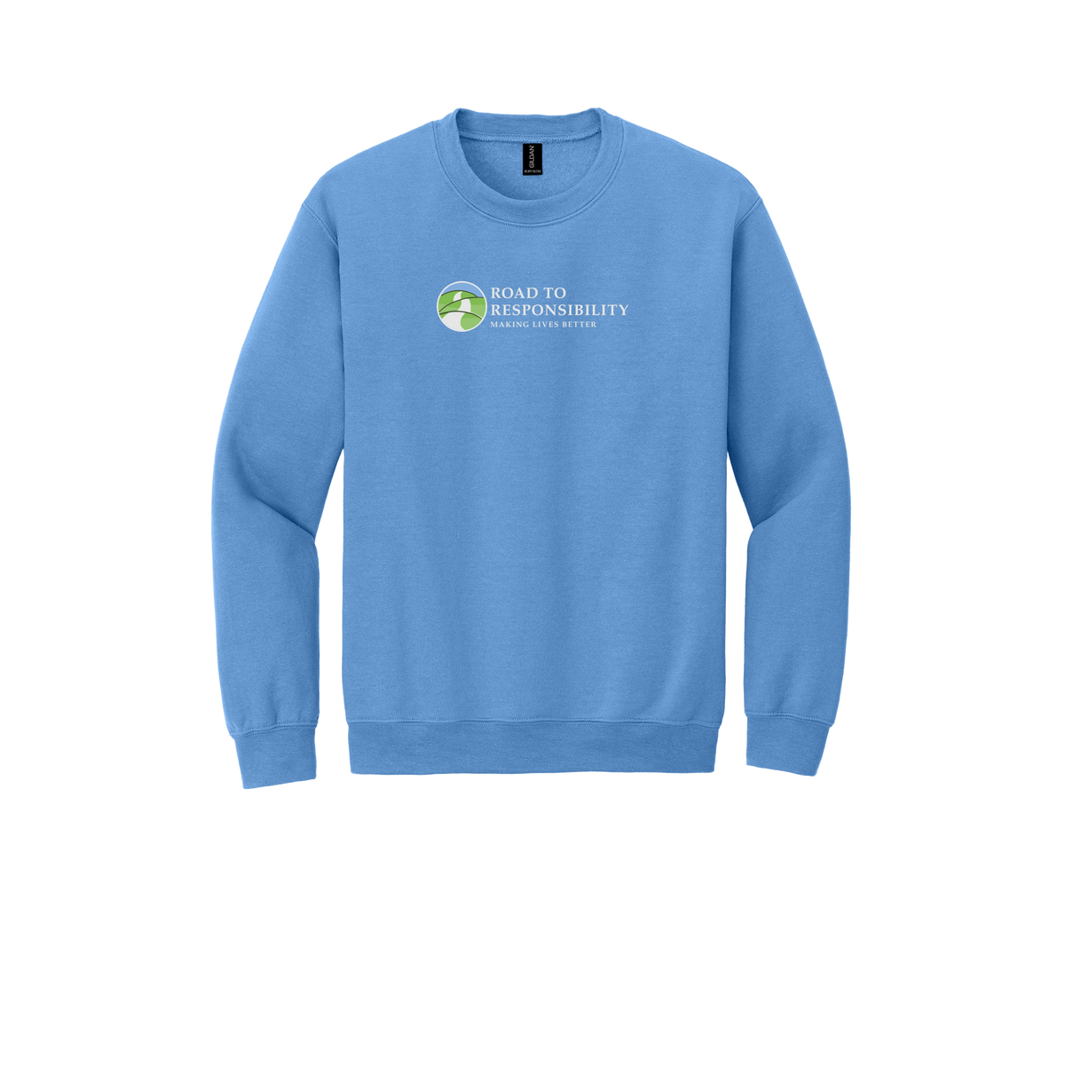 roadtoresponsibility-comfort-crewneck-dtf-front-18000-carolinablue-flat-front