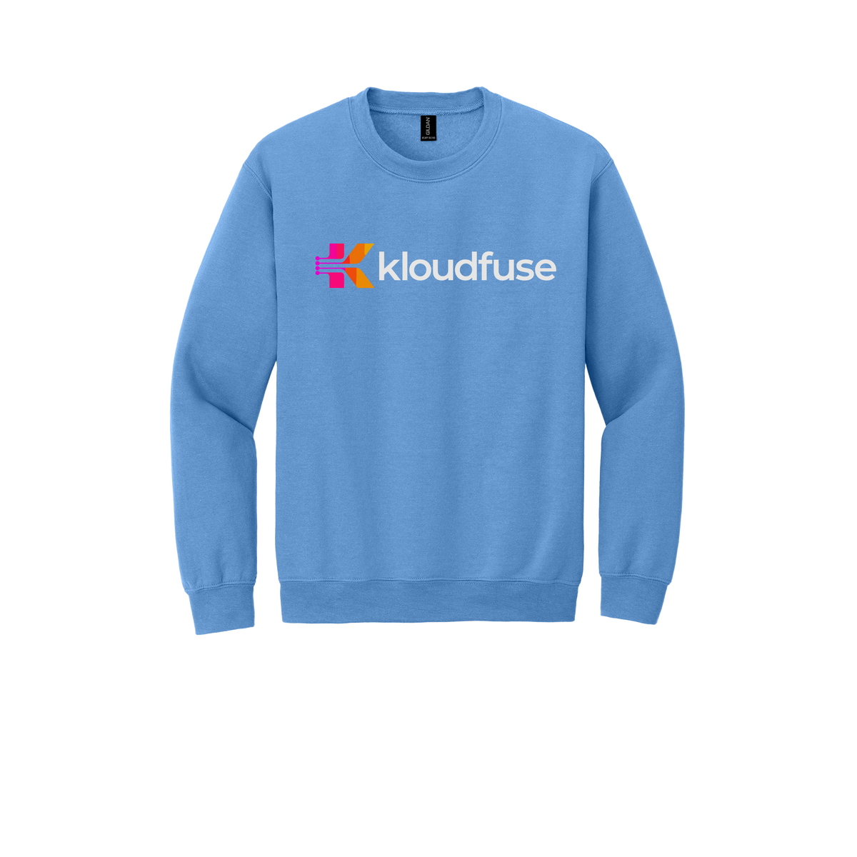 kloudfuse-comfort-crewneck-dtf-front-18000-carolinablue-flat-front