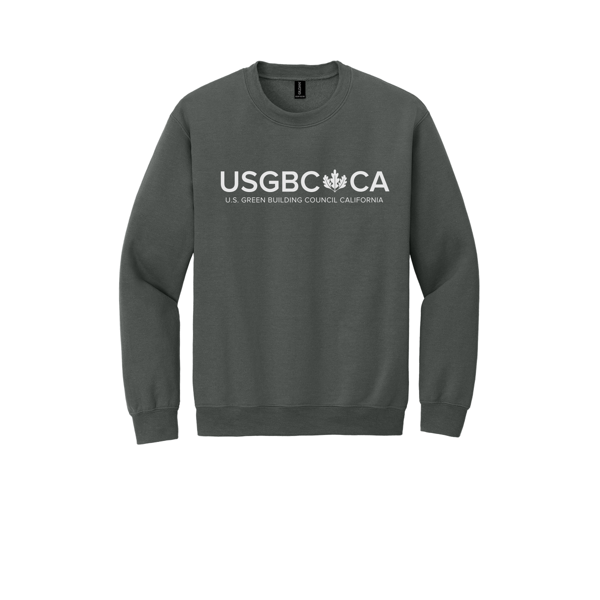 usgbc-ca-comfort-crewneck-dtf-front-18000-charcoal-flat-front
