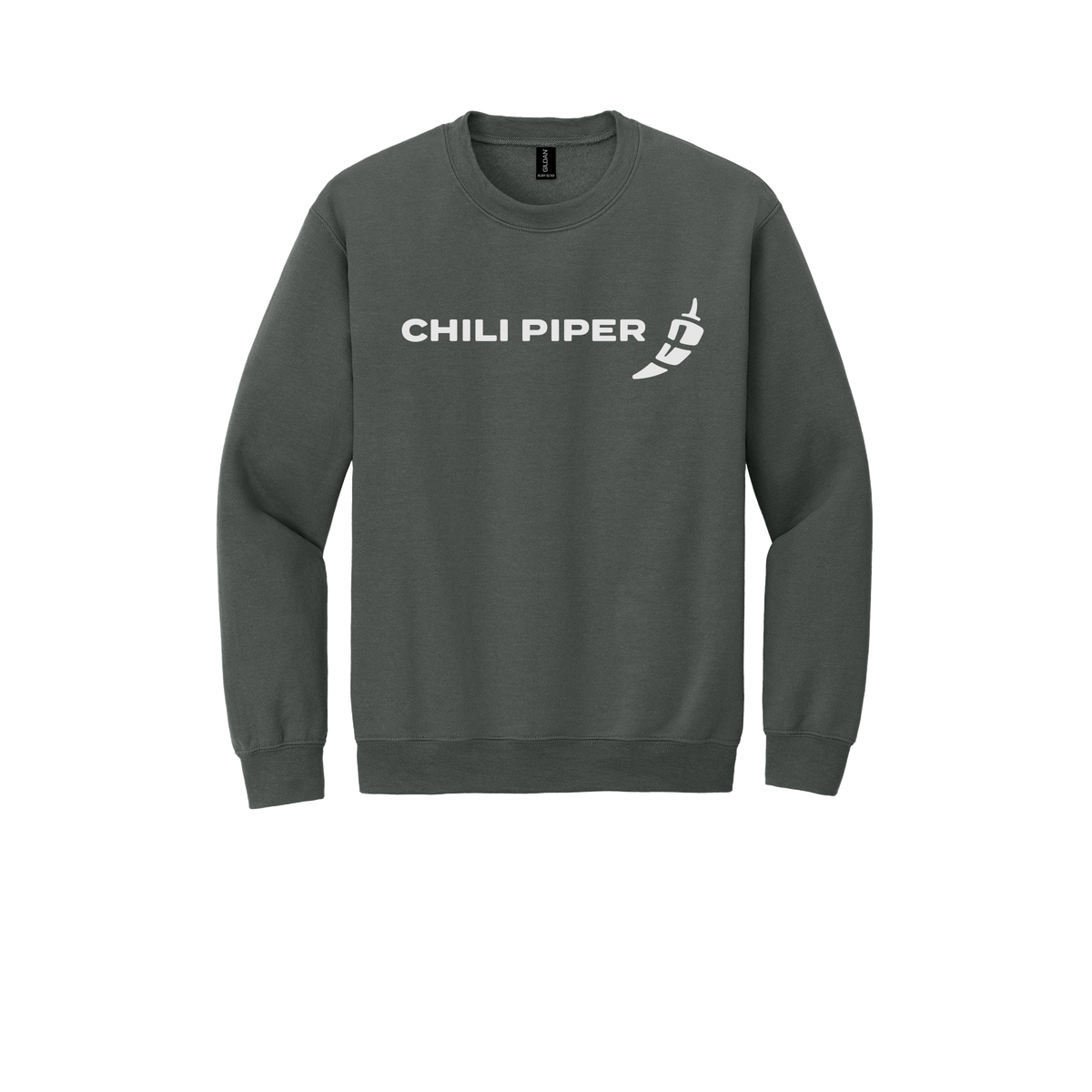 chilipiper-comfort-crewneck-dtf-front-18000-charcoal-flat-front