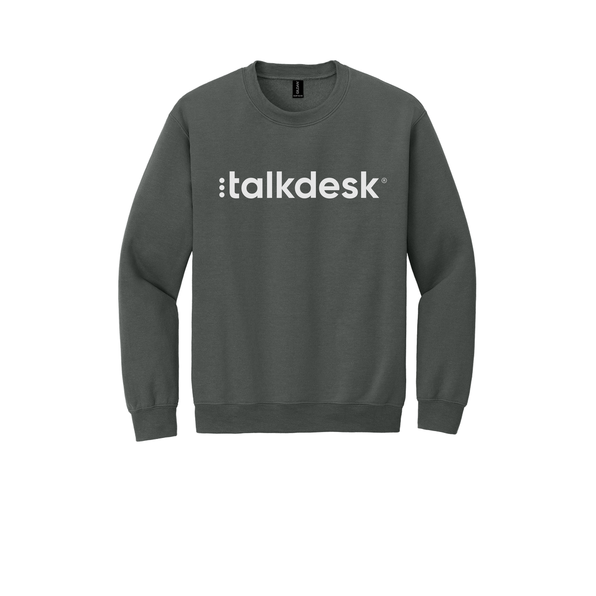 talkdesk-comfort-crewneck-dtf-front-18000-charcoal-flat-front