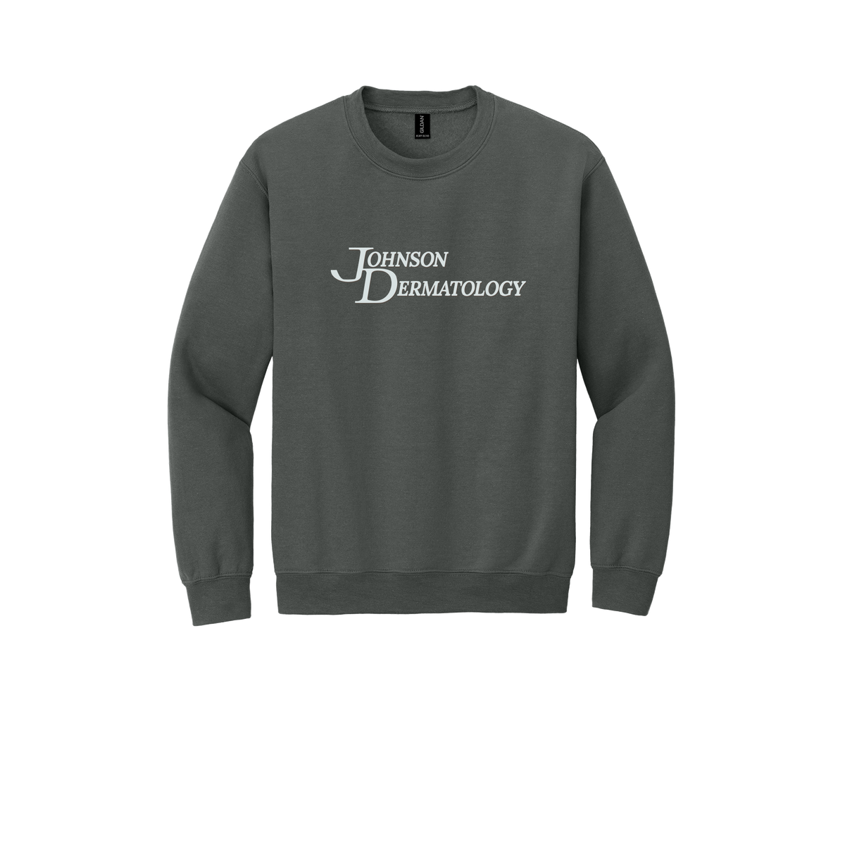 johnsondermatology-clinic-comfort-crewneck-dtf-front-18000-charcoal-flat-front
