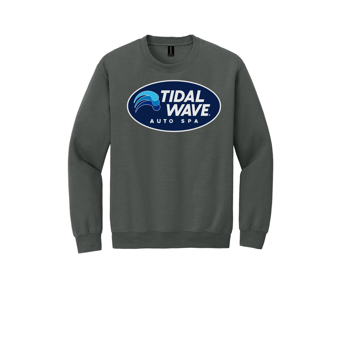 tidalwaveautospa-comfort-crewneck-dtf-front-18000-charcoal-flat-front