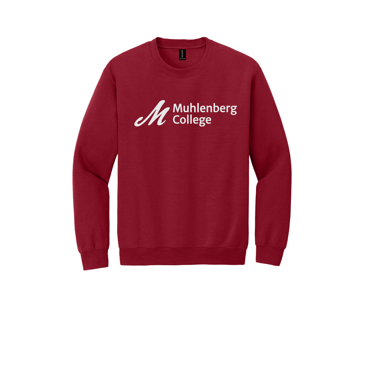 muhlenberg-comfort-crewneck-dtf-front-18000-cherryred-flat-front