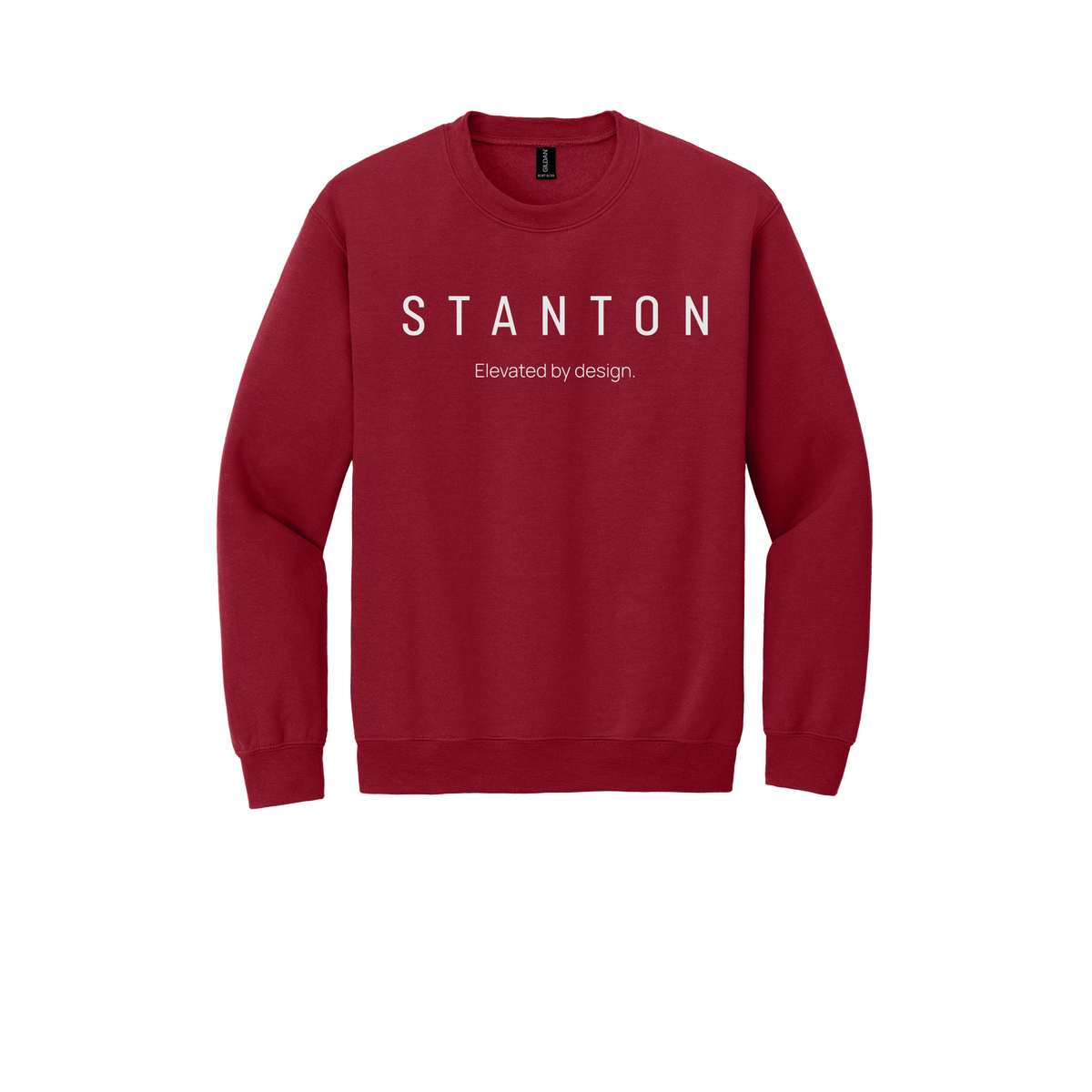 stantoncarpet-comfort-crewneck-dtf-front-18000-cherryred-flat-front