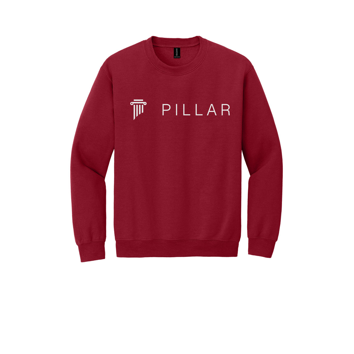 pillar-comfort-crewneck-dtf-front-18000-cherryred-flat-front