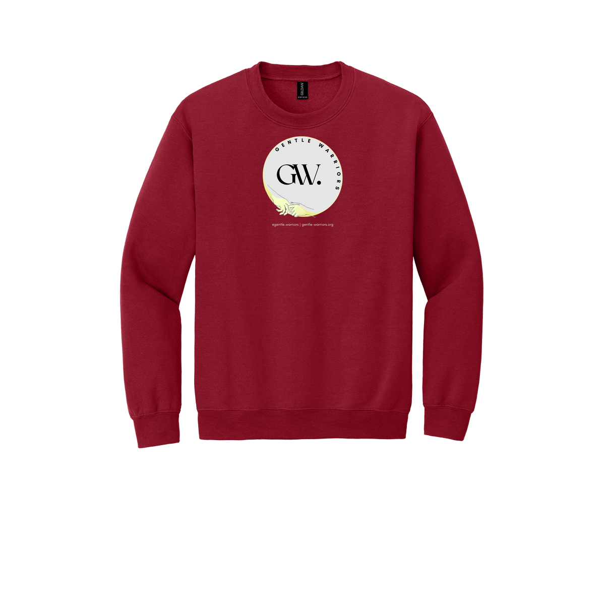 gentle-warriors-comfort-crewneck-dtf-front-18000-cherryred-flat-front