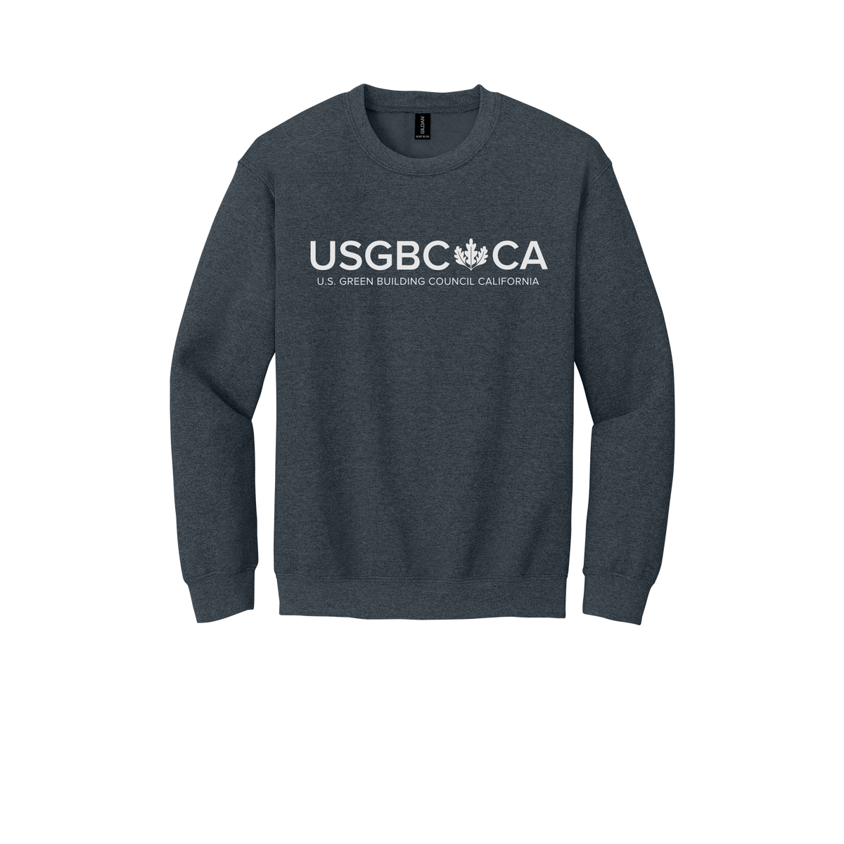 usgbc-ca-comfort-crewneck-dtf-front-18000-darkheather-flat-front