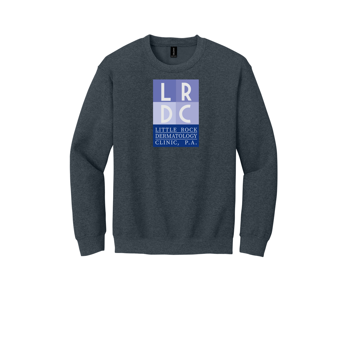 littlerockdermatology-clinic-comfort-crewneck-dtf-front-18000-darkheather-flat-front