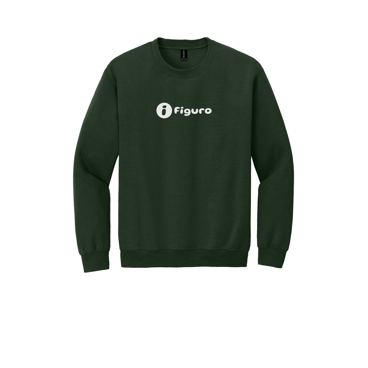 getfiguro-comfort-crewneck-dtf-front-18000-forestgreen-flat-front