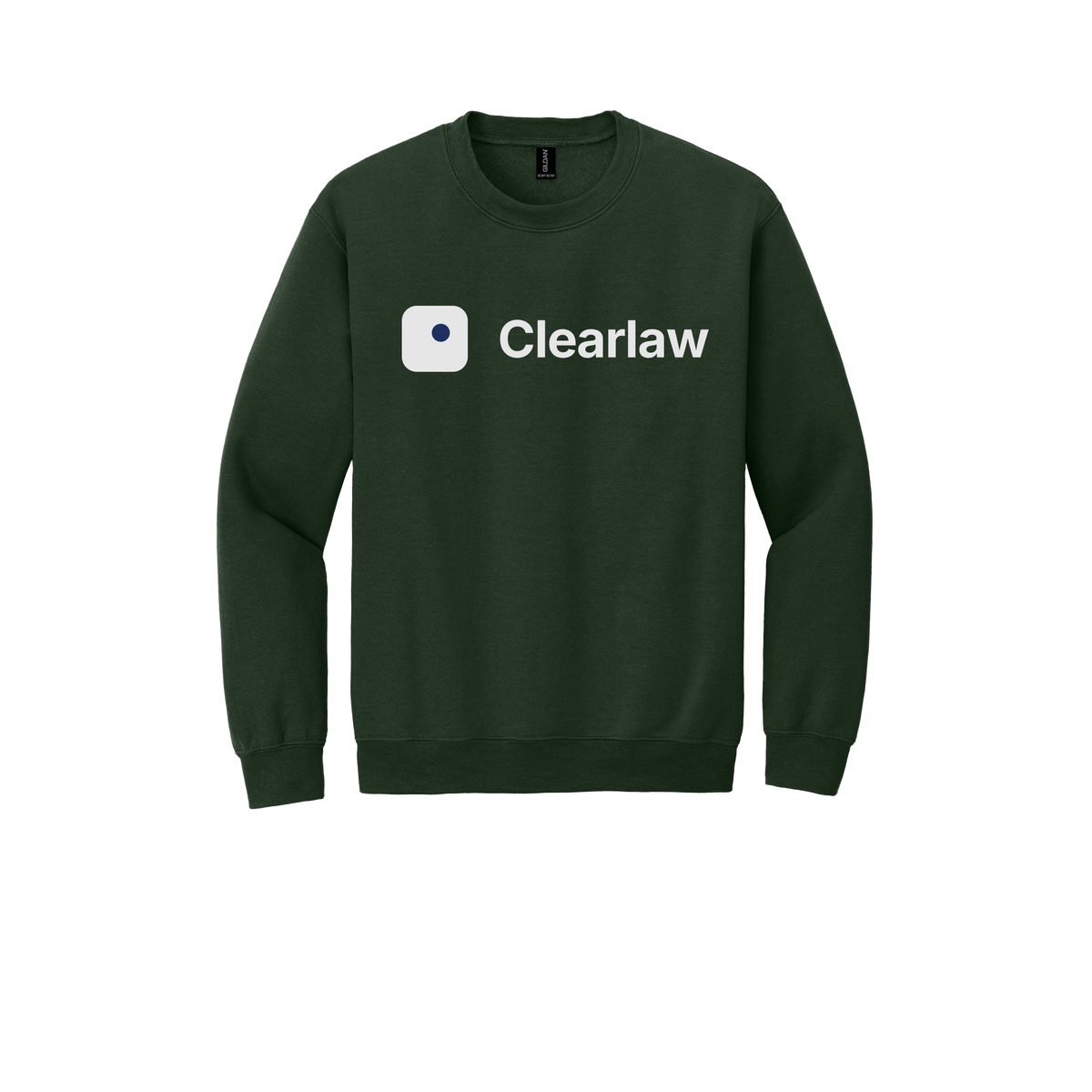 clearlaw-comfort-crewneck-dtf-front-18000-forestgreen-flat-front