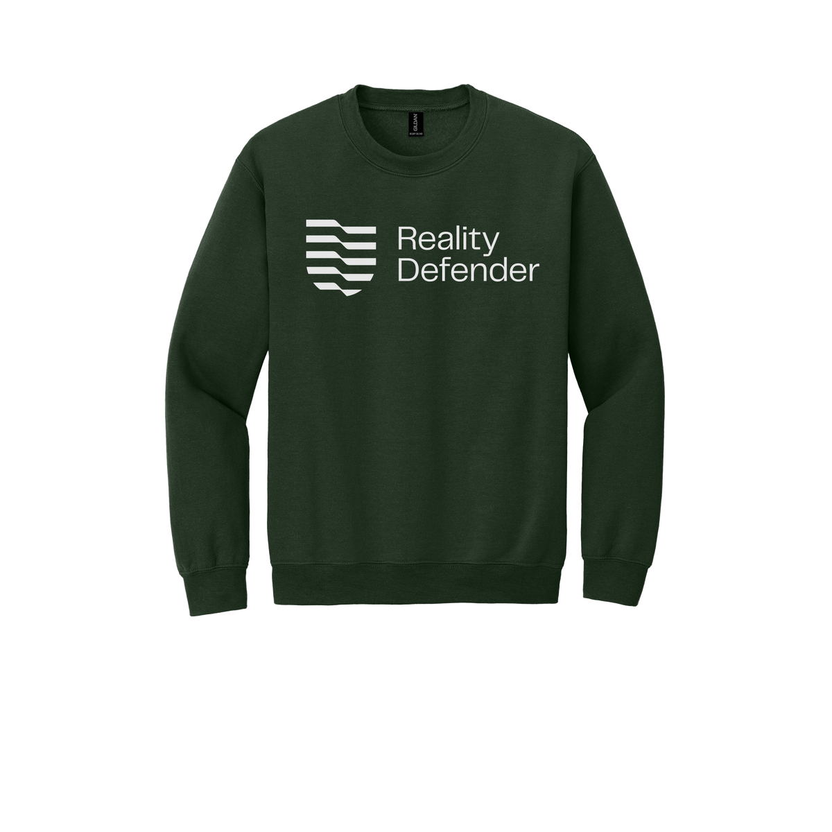 realitydefender-comfort-crewneck-dtf-front-18000-forestgreen-flat-front