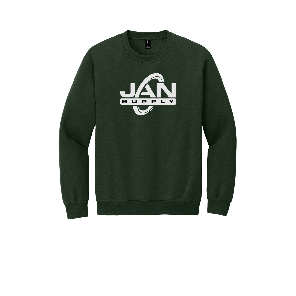 jan-pro-comfort-crewneck-dtf-front-18000-forestgreen-flat-front