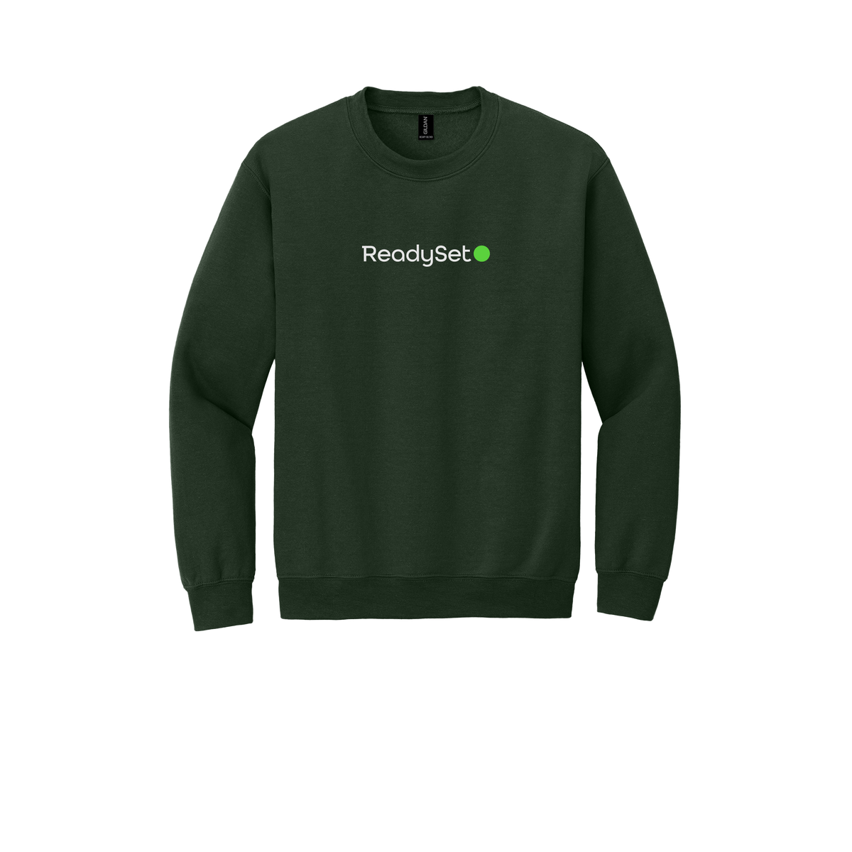 readysetsurgical-clinic-comfort-crewneck-dtf-front-18000-forestgreen-flat-front