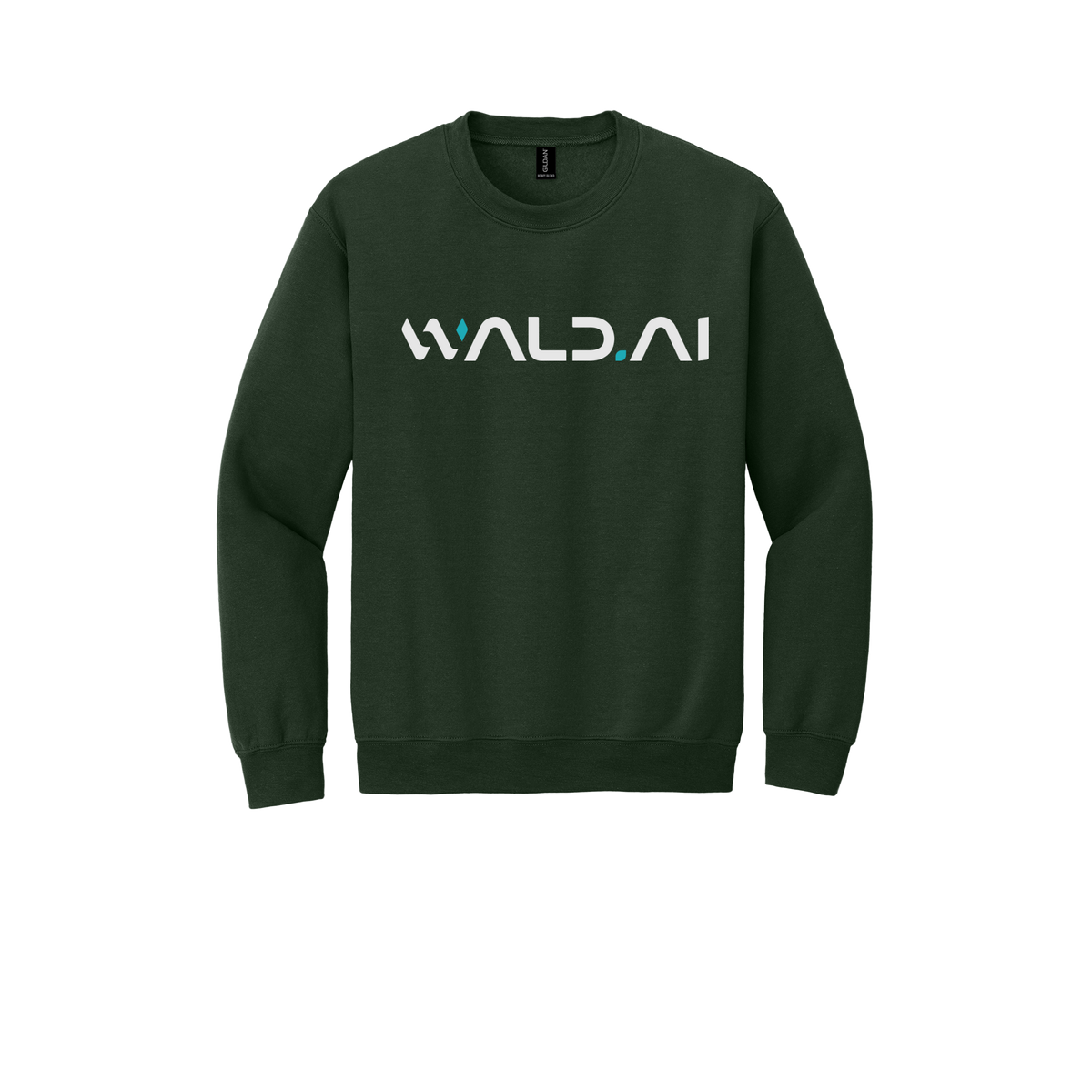 wald-comfort-crewneck-dtf-front-18000-forestgreen-flat-front