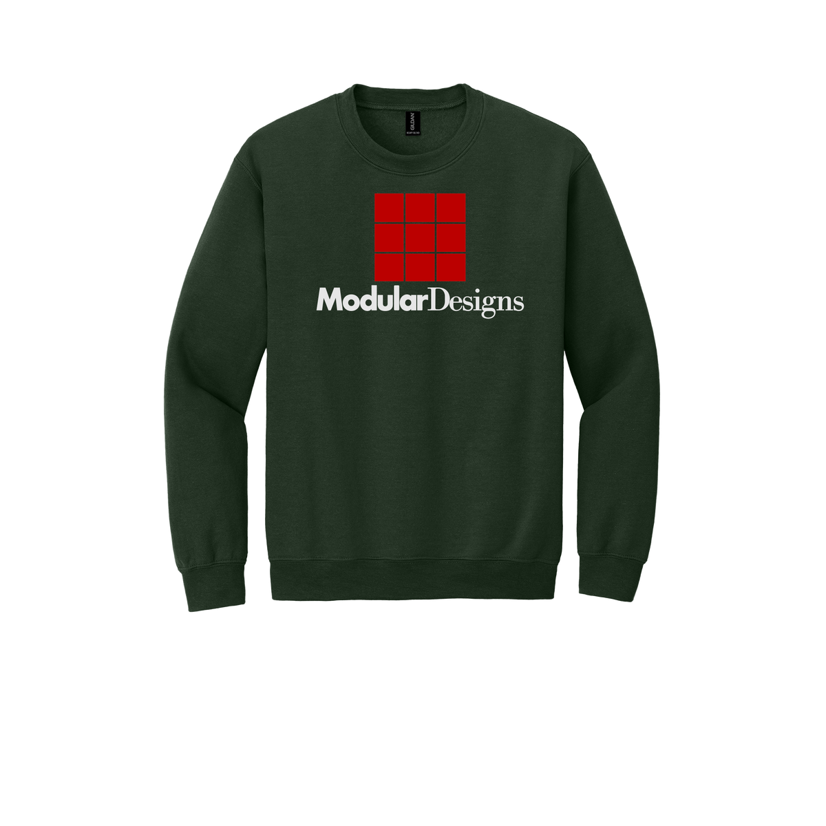 modulardesignsflooring-comfort-crewneck-dtf-front-18000-forestgreen-flat-front