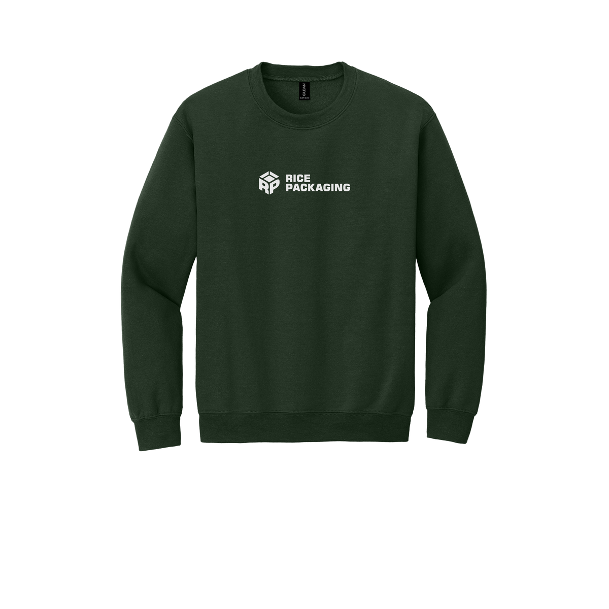 ricepackaging-comfort-crewneck-dtf-front-18000-forestgreen-flat-front