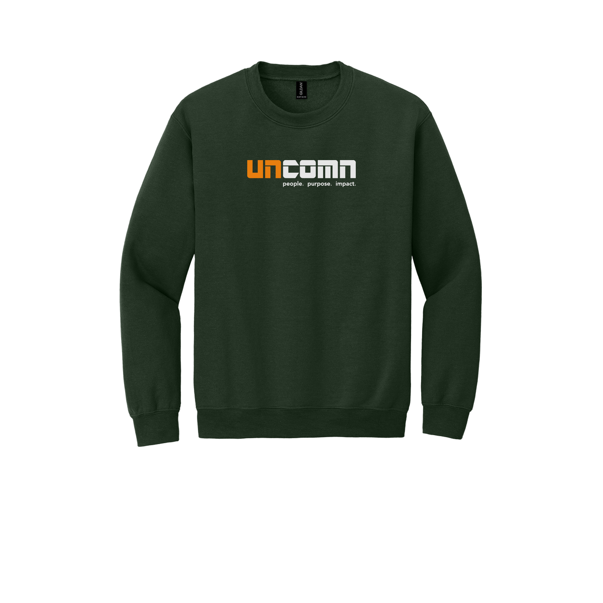 uncomn-comfort-crewneck-dtf-front-18000-forestgreen-flat-front