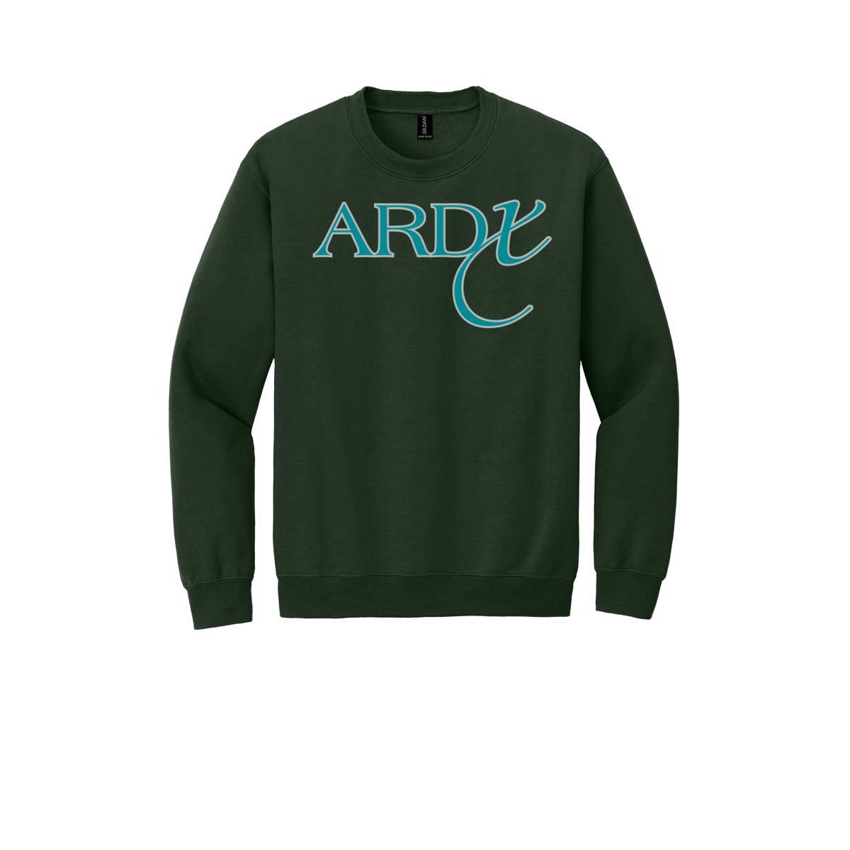 ardx-comfort-crewneck-dtf-front-18000-forestgreen-flat-front