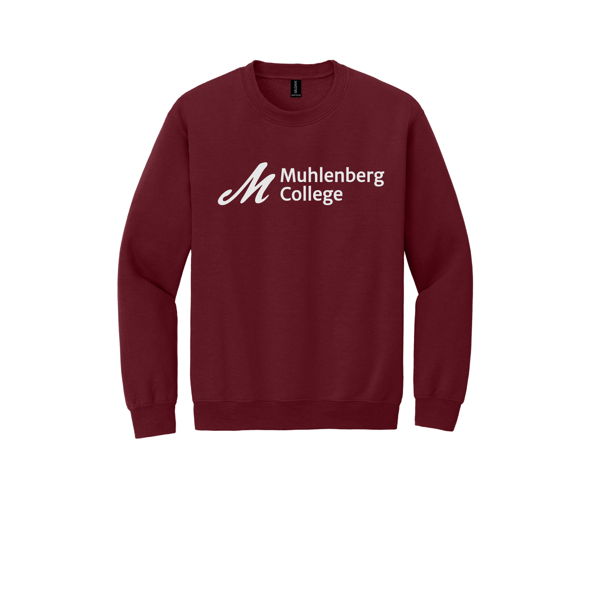muhlenberg-comfort-crewneck-dtf-front-18000-garnet-flat-front