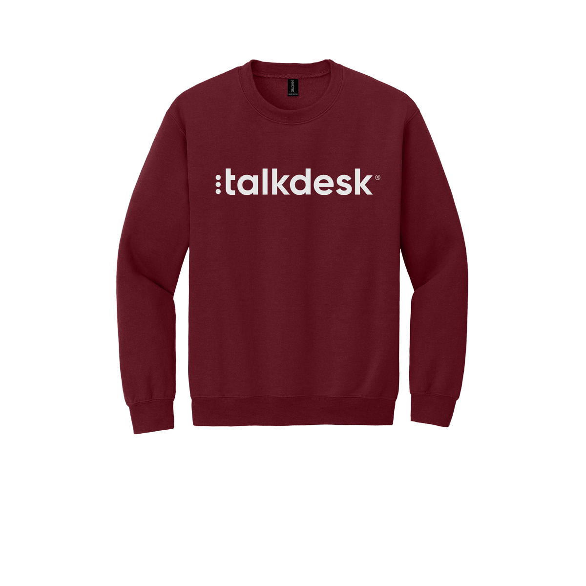 talkdesk-comfort-crewneck-dtf-front-18000-garnet-flat-front