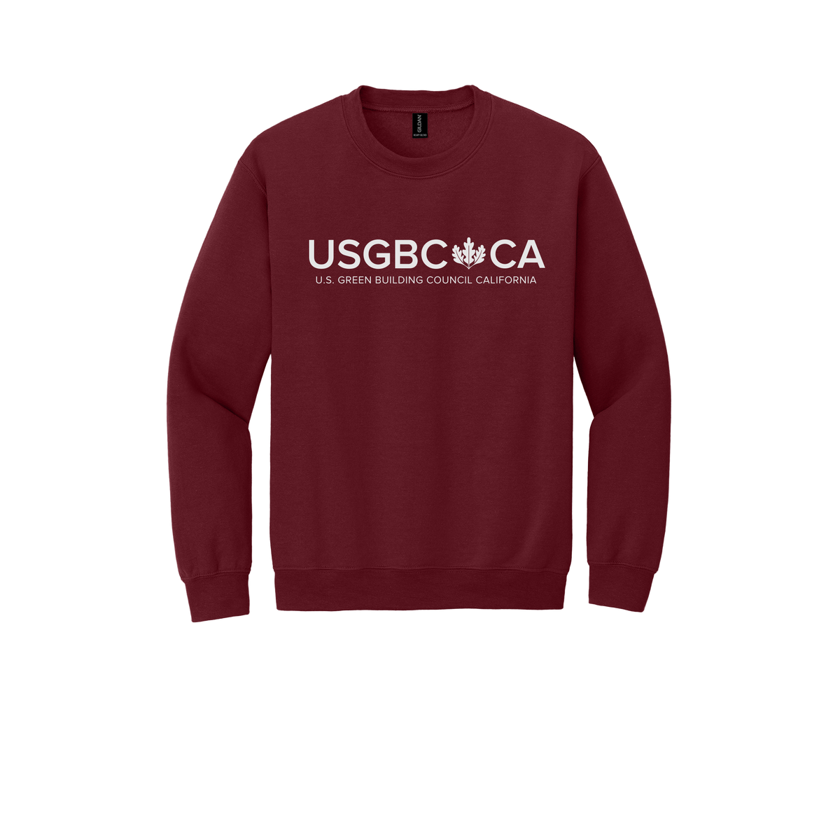 usgbc-ca-comfort-crewneck-dtf-front-18000-garnet-flat-front