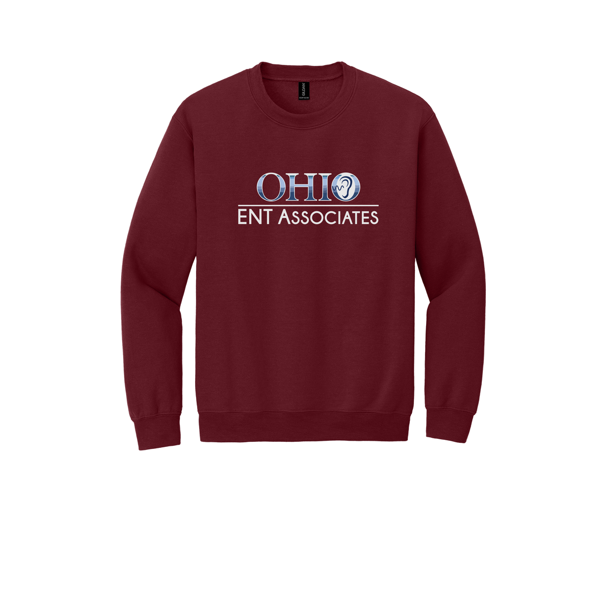 ohioentaudiology-clinic-comfort-crewneck-dtf-front-18000-garnet-flat-front