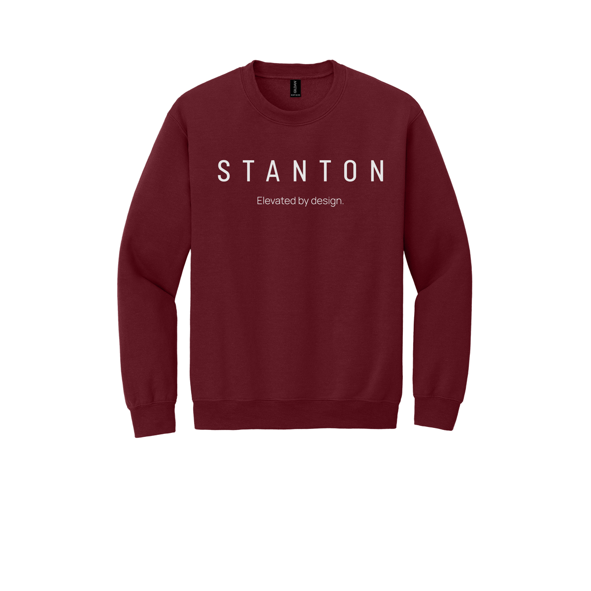 stantoncarpet-comfort-crewneck-dtf-front-18000-garnet-flat-front