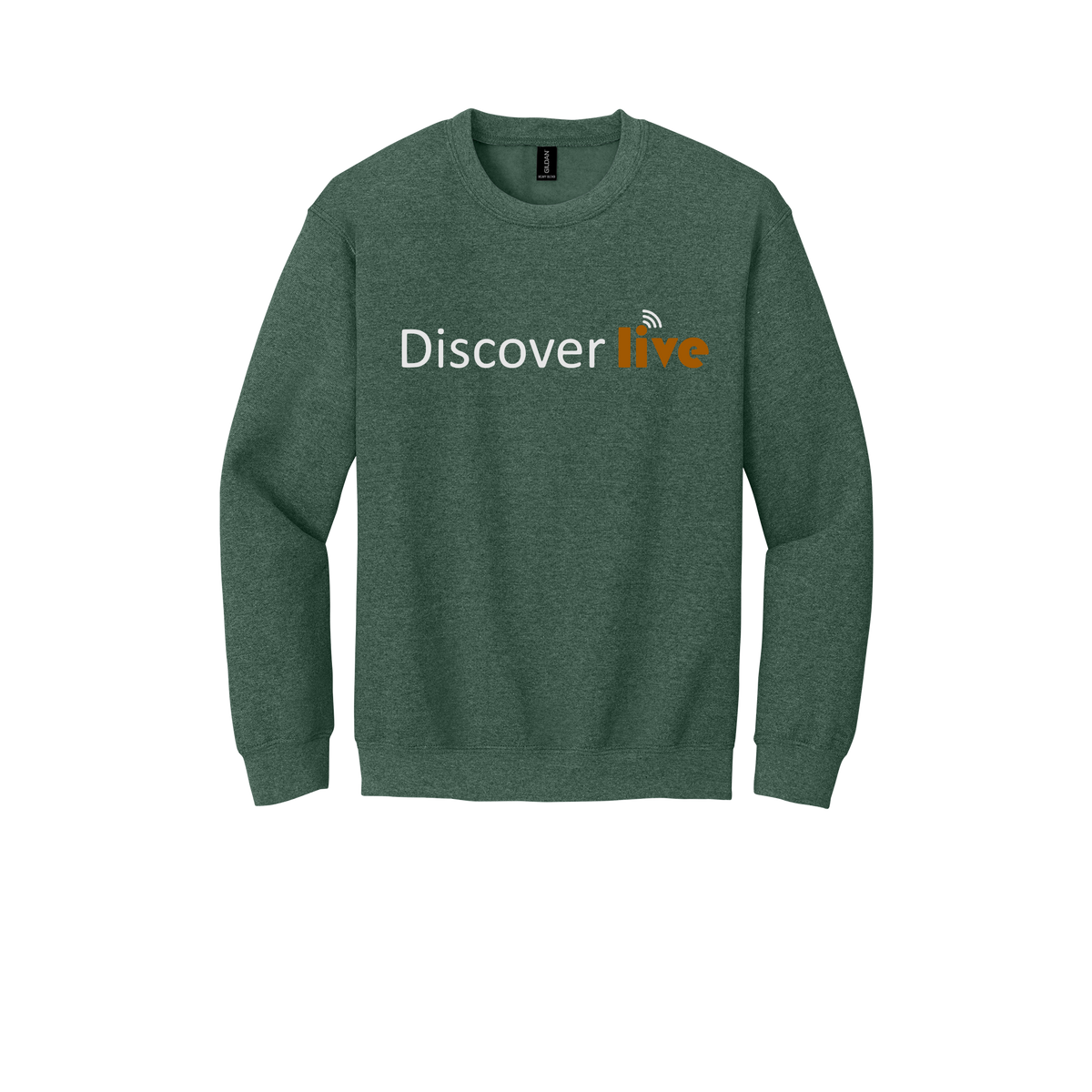 discover-comfort-crewneck-dtf-front-18000-heathersportdarkgreen-flat-front