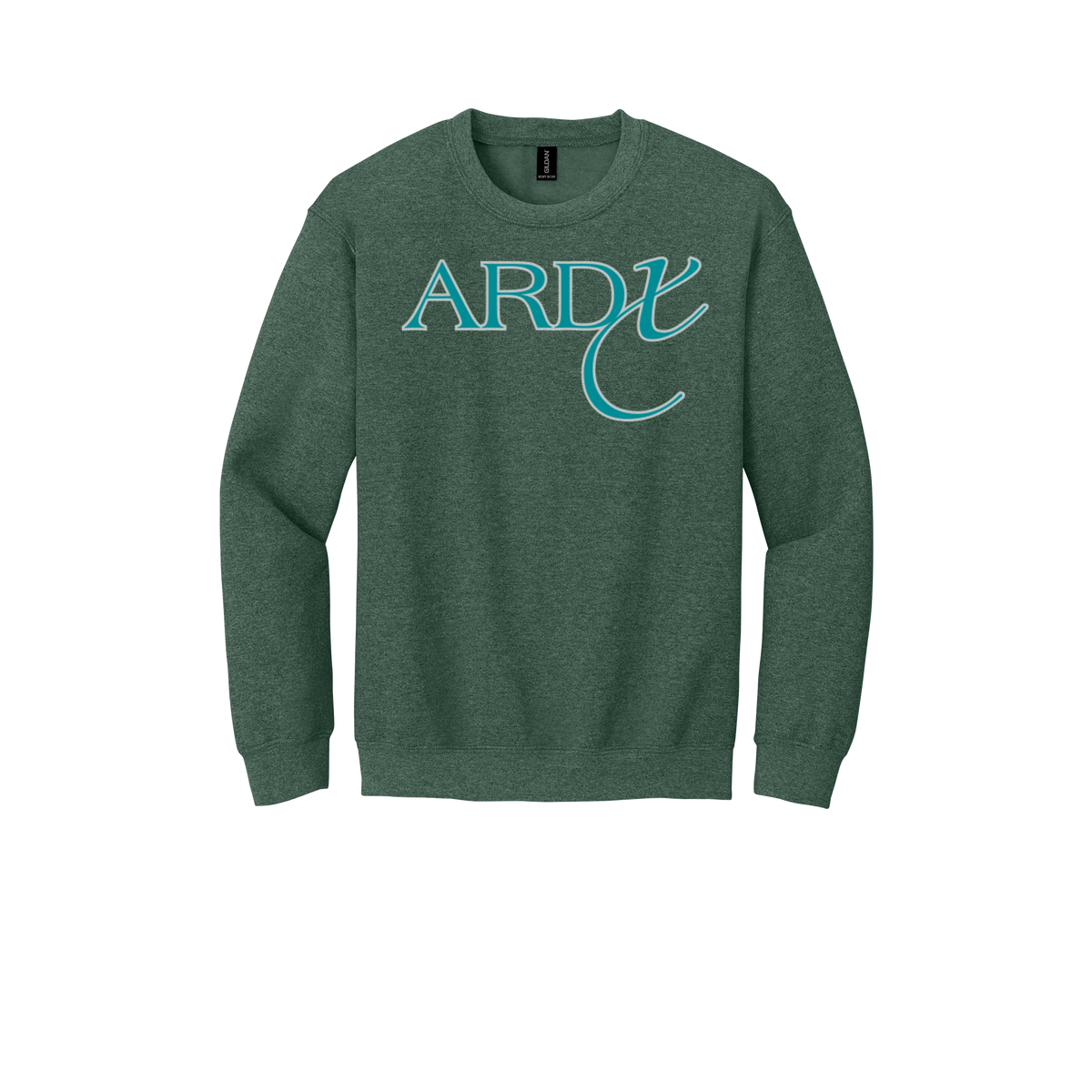 ardx-comfort-crewneck-dtf-front-18000-heathersportdarkgreen-flat-front
