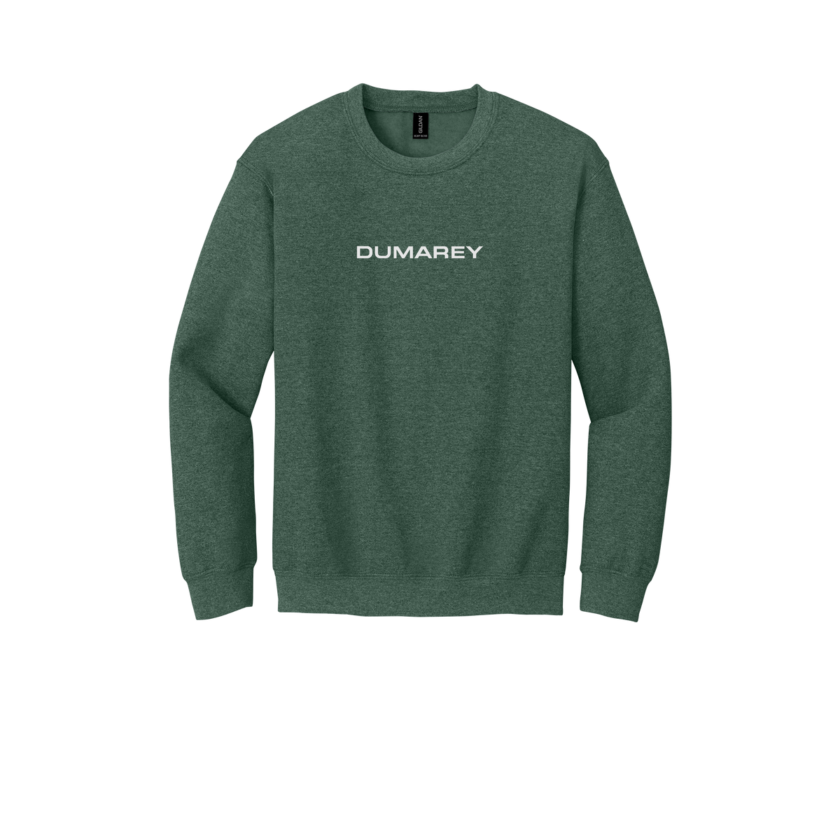 dumarey-comfort-crewneck-dtf-front-18000-heathersportdarkgreen-flat-front