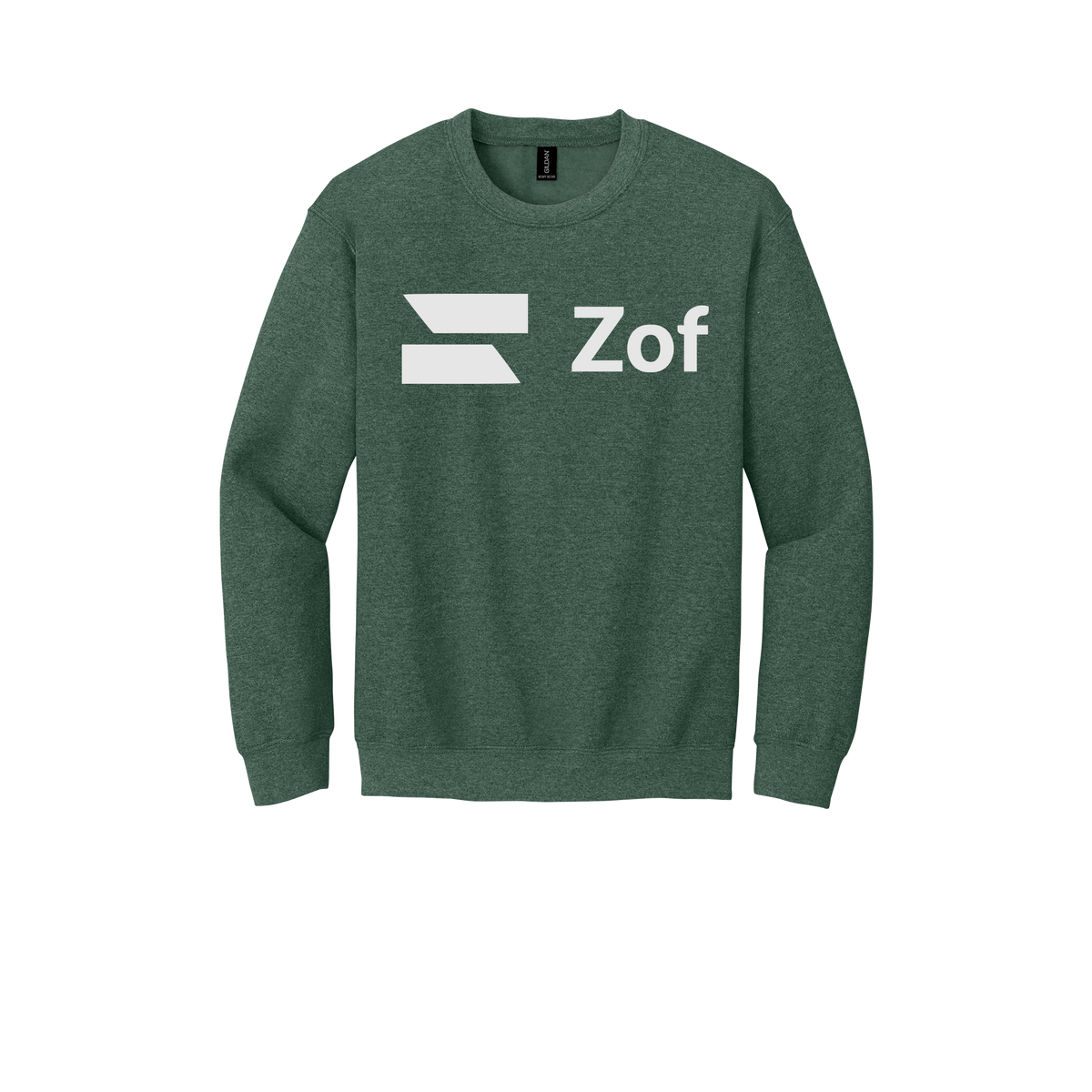 zof-comfort-crewneck-dtf-front-18000-heathersportdarkgreen-flat-front